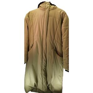 VTG Obermeyer Northern Lights Ski Parka Women's Size 16 XL Lime Puffer Coat